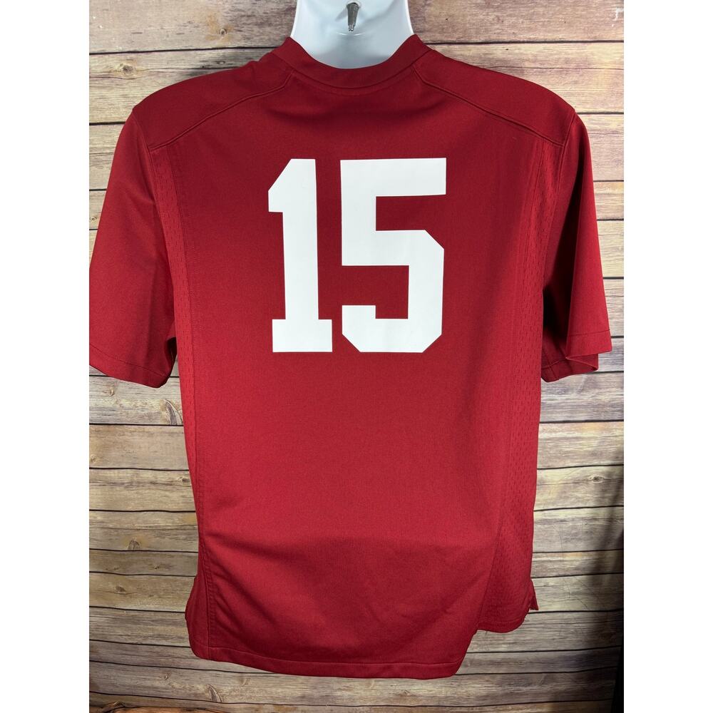 Nike Alabama University Football Jersey Size Xl Women's Number 15 View 2